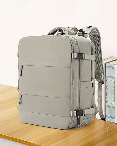 Miniatura 559 de coowoz Mochila de viaje grande para mujeres y hombres,Mochila de transporte,Mochila de senderismo impermeable para deportes al aire libre, Azul, 45