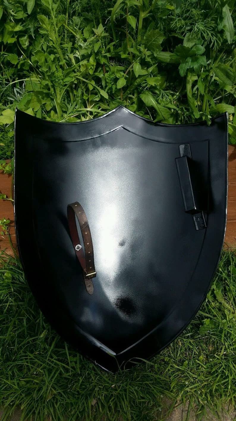 Medieval Heater Shield, Battle Warrior Cosplay Shield, Medieval Crusader Shield Best Gift By NAUTICAL CART STORE : Clothing, Shoes & Jewelry