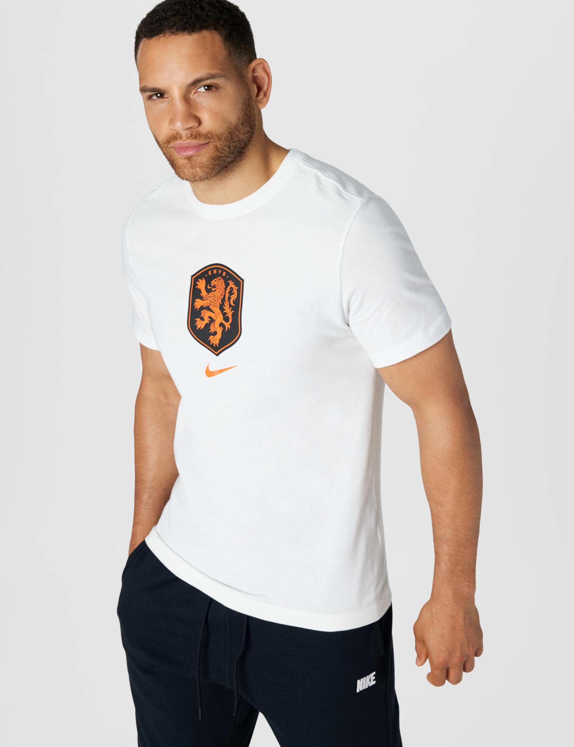 Nike T-Shirt Mondiali Uomo - Paesi Bassi, Bianco, S