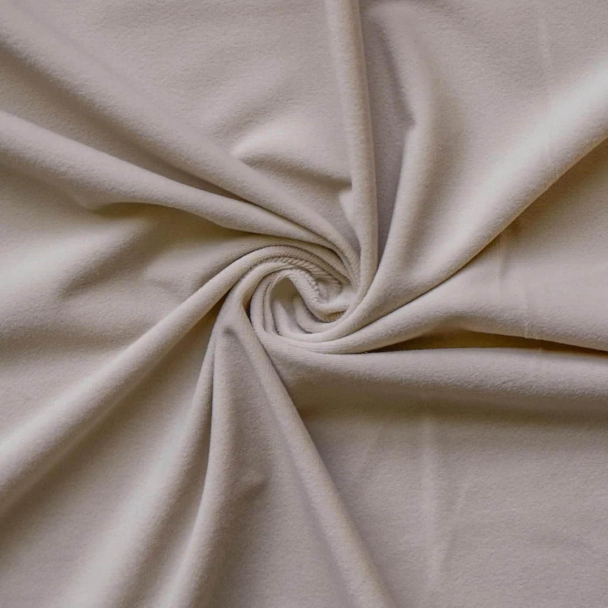 Fabric Mart Direct Adular Tela por Metro, 137 cm o 54 pulgadas Ancho Beige Terciopelo Tela, 1 medidor continuo Terciopelo de felpa de alta calidad Tela, Telas Para Tapizar, Cortinas Cojines