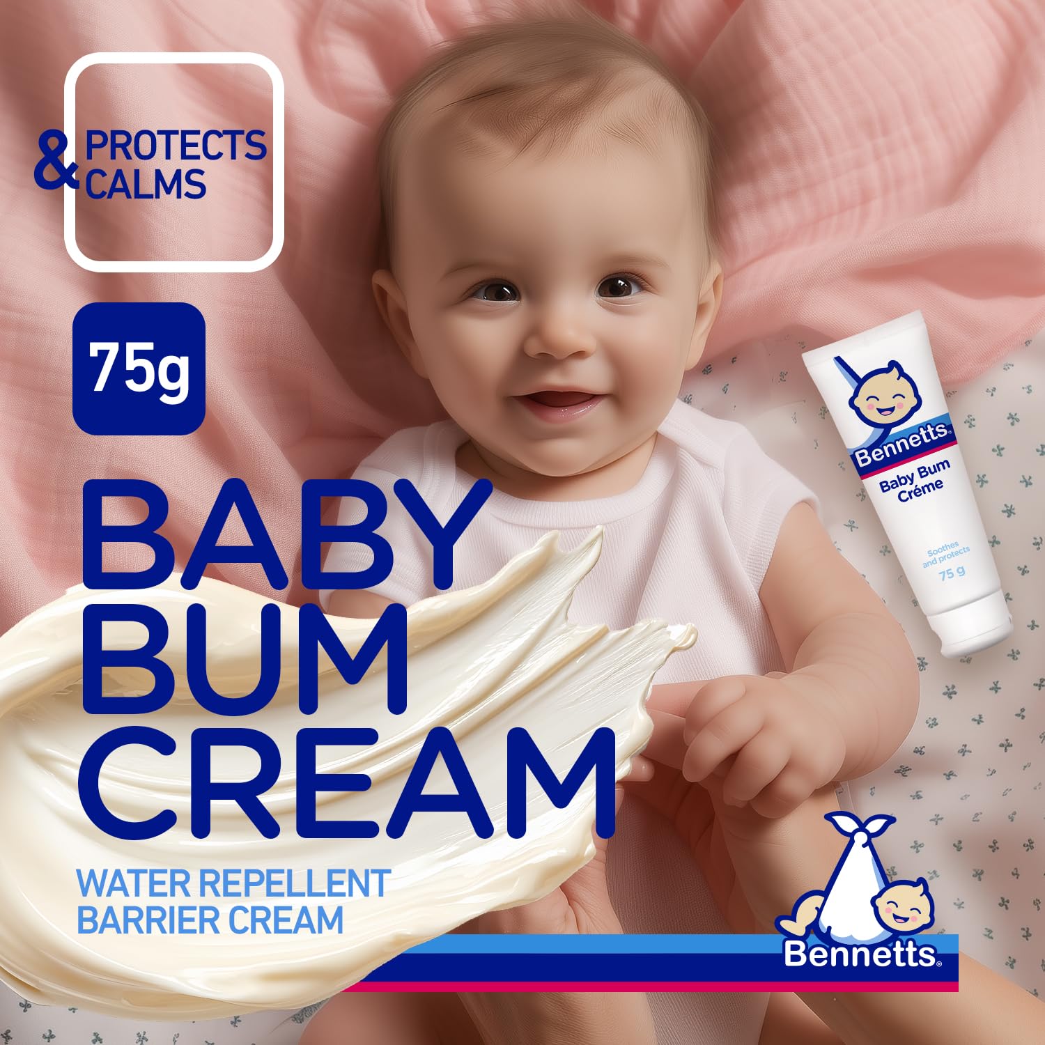 Bennetts Bambino Bum Creme 75Ml - Confezione da 2