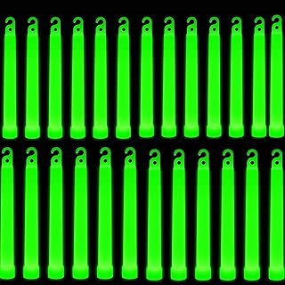 ケミカルライト ペンライト 蛍光棒 25本セット フラッシュMAX 発光時間約12時間~約18時間 ライトスティック LIGHT STICK 使い捨て アウトドア イベント用 夏祭り 学園祭 文化祭 花火大会 ハロウィンクリスマス 夜遊び コンサート (グリーン)