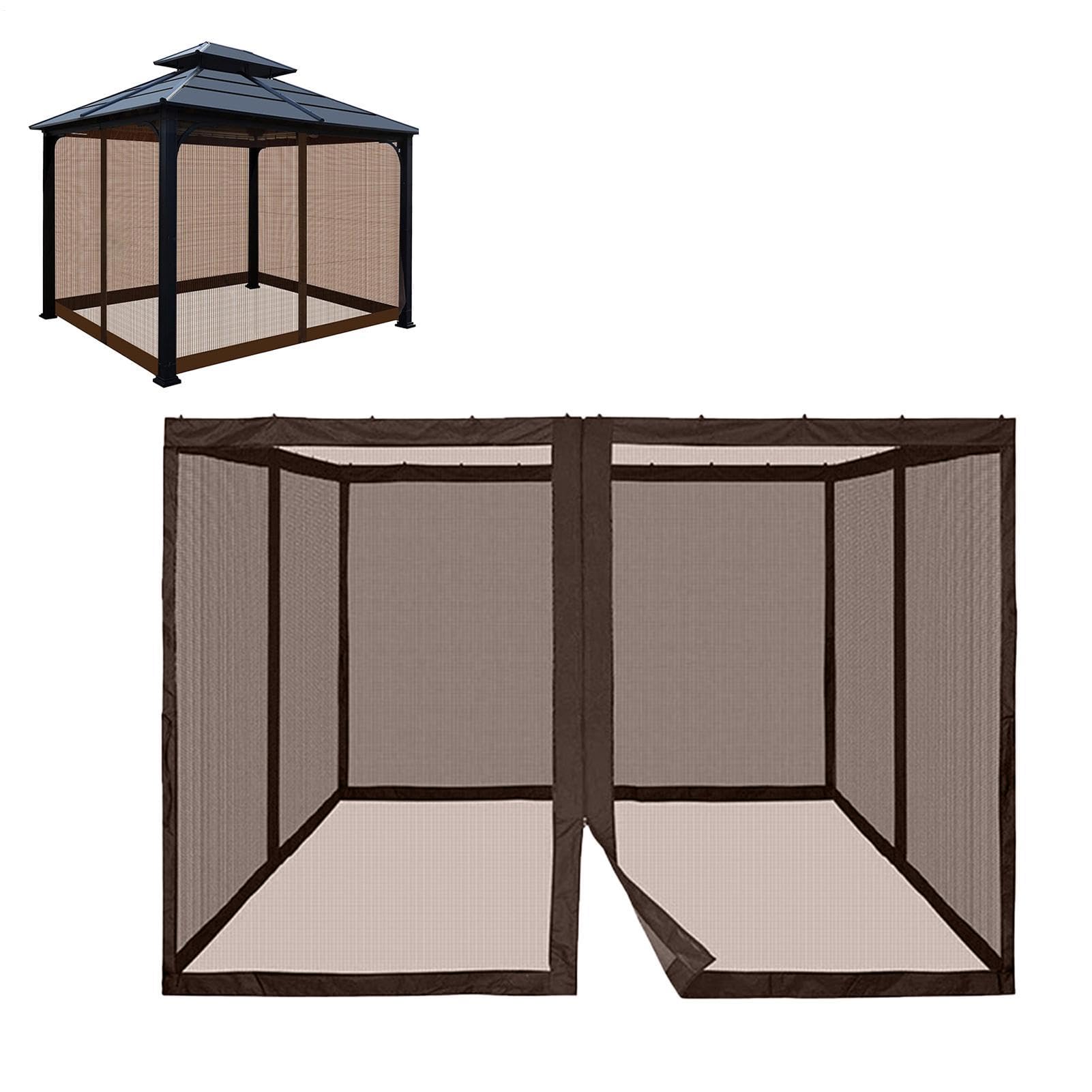 Zanzariera Patio Copertura Grande Pieghevole E Portatile 3,66 X 3,66 M | Rete Patio Anti-punture Per Uso Quotidiano Esterno E Interno, Giardino, Portico, Cortile, Casa, Camera Da