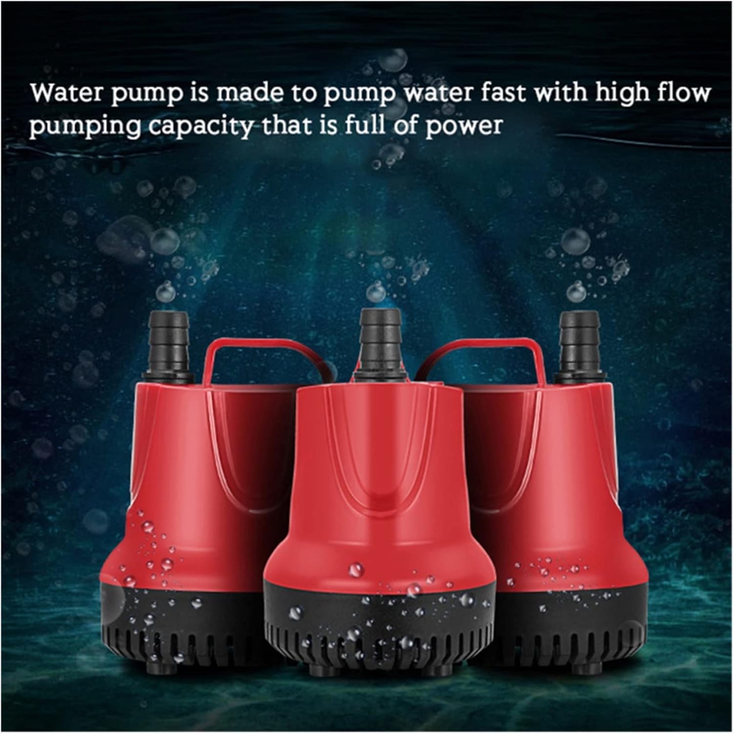 Adjustable Small Submersible Pump Water Pump Mini Automatic Submersible Pump Mute Dirty Water Transfer Machine for Fish Tank Swimming Pool Water Pump (Color : 30W)(30w)
