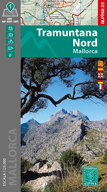 Portada de Tramuntana Nord. Mallorca -Mapa