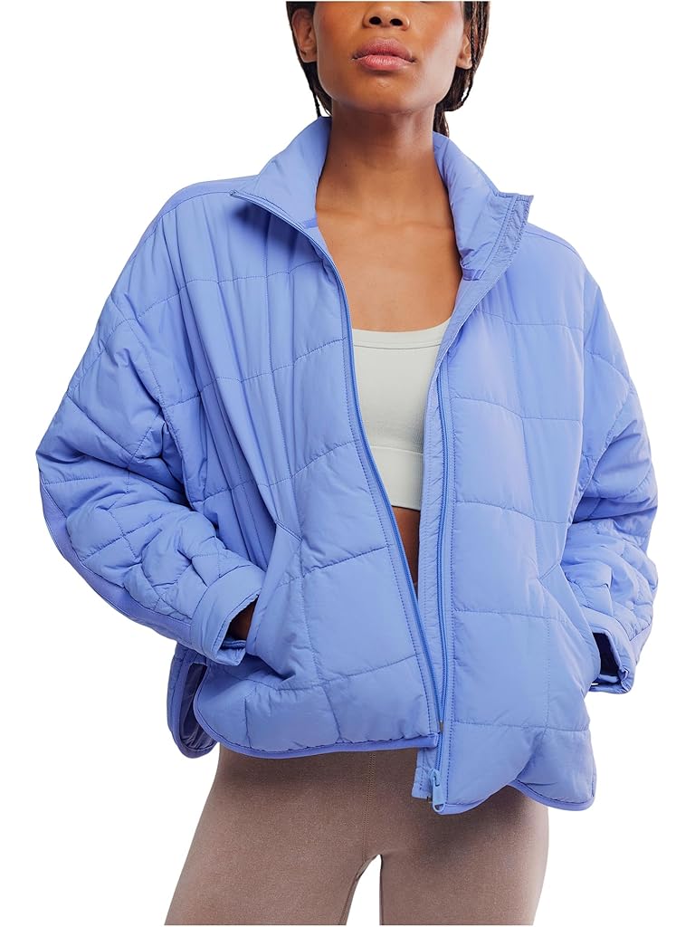 Orange Free People Pippa Packable Puffer Jac