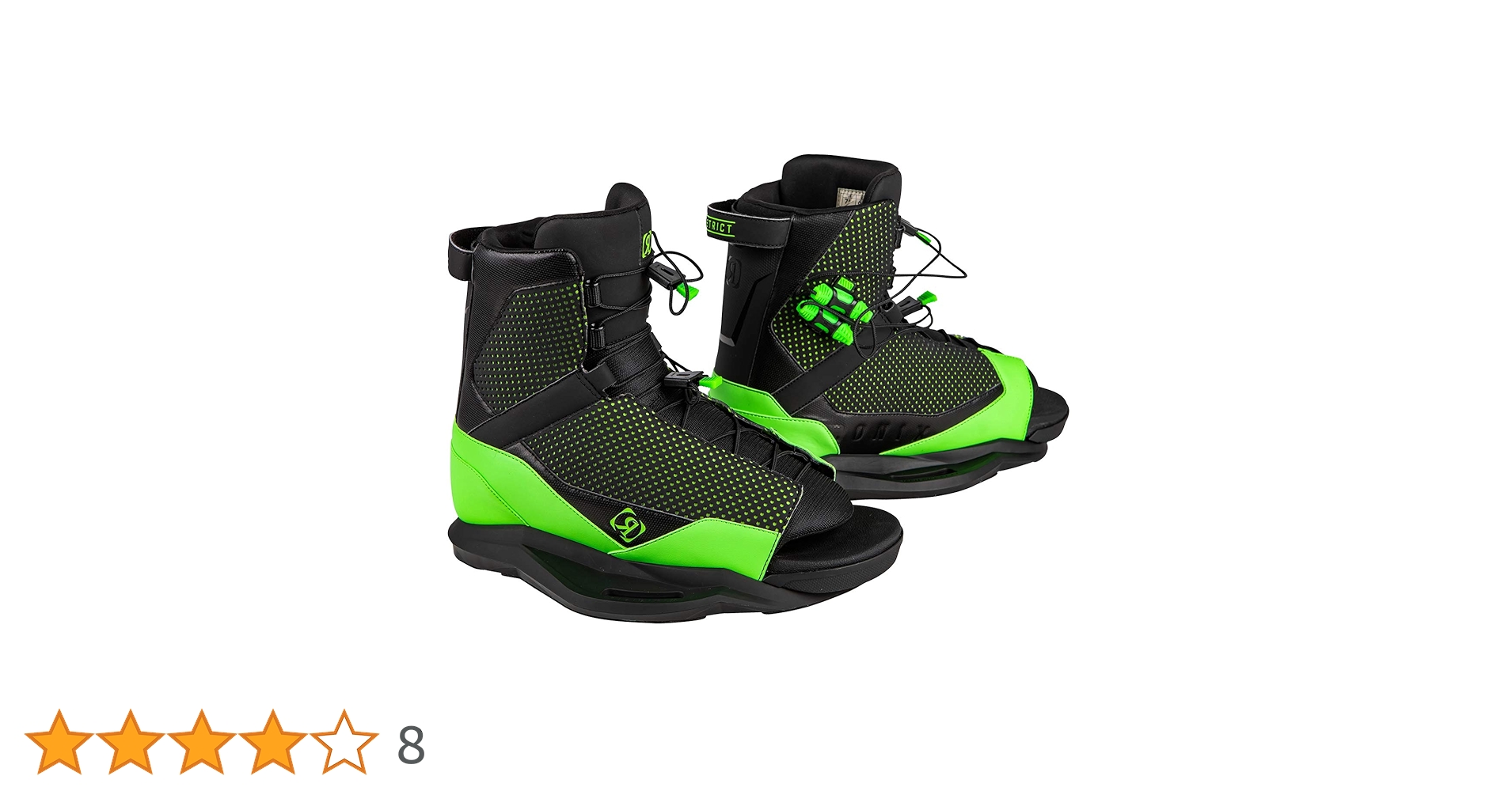 Ronix District ウェークボードブーツ ブラック/グリーン Amazon | Ronix District ウェイクボードブーツ ブラック/グリーン 5