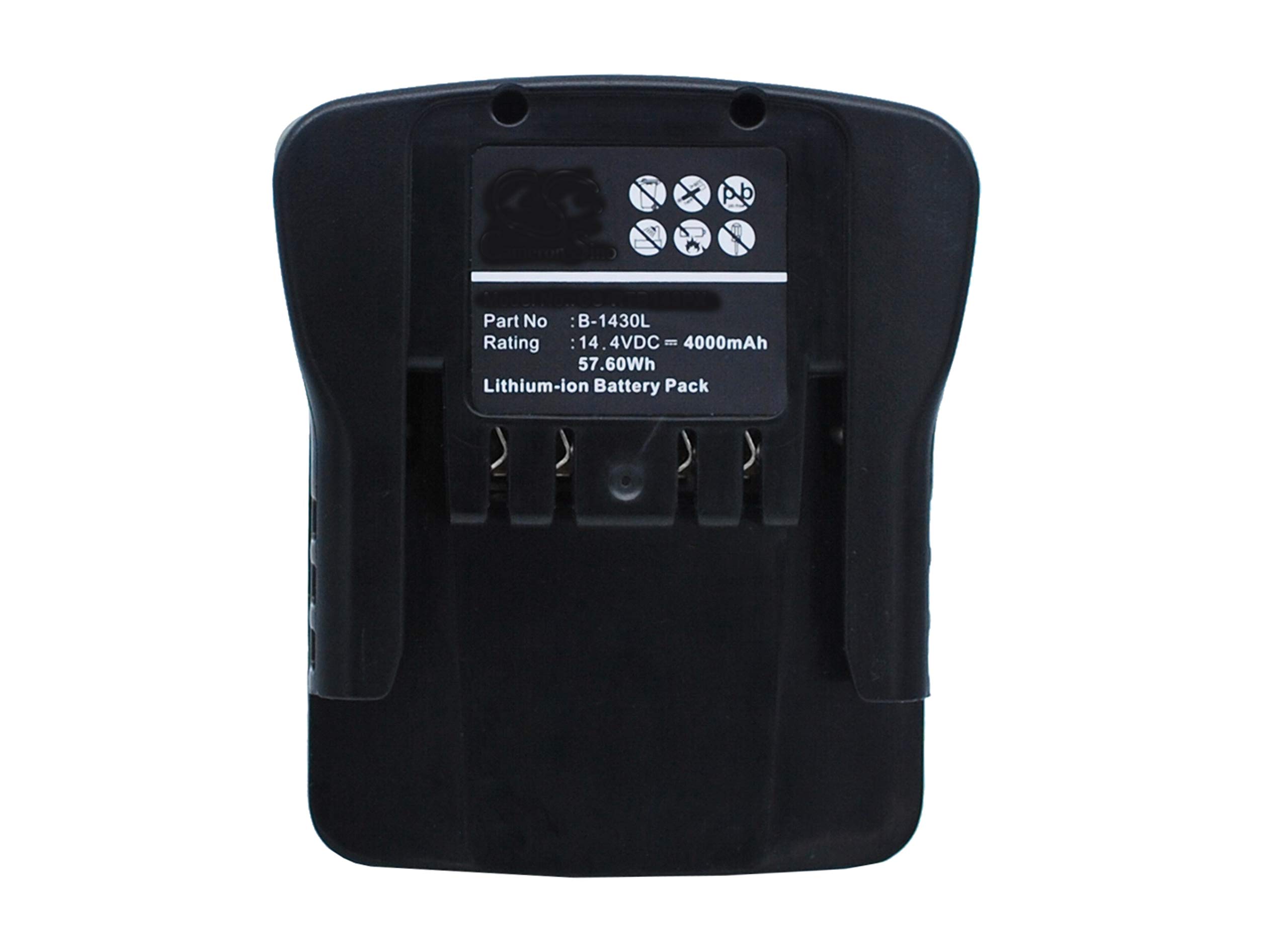 Synergy Digital Power Tool Battery, Works with Ryobi BID-1440 Power Tool, (Li-Ion, 14.4V, 4000 mAh) 