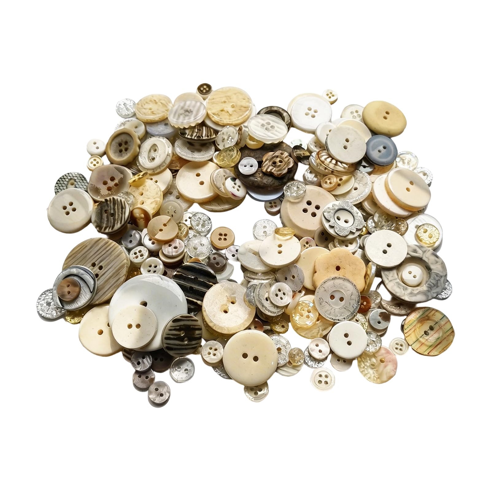 NVOQILIN Sewing Buttons for, Resin Button Pack with Mixed Sizes for Card Making, Albums, and Decor Accents Assorted Colorful Plastomer Craft Buttons