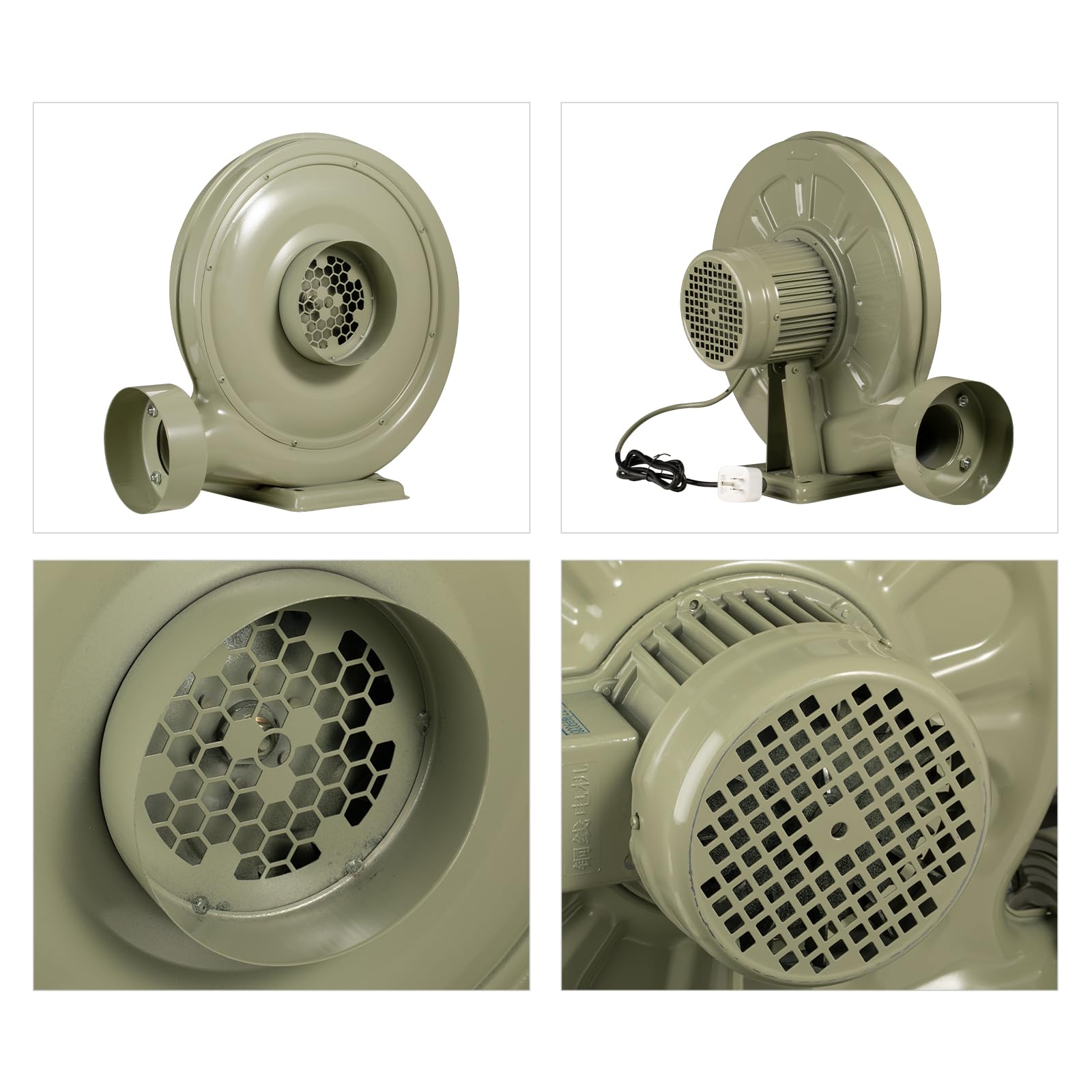 Cloudray Ventilador Extractor 750W 220V 50Hz para Láser CO2 y CNC | Ventilador Centrífugo Industrial, Alto Caudal De Aire y Presión, Bajo Ruido, Para Grabado y Corte Láser
