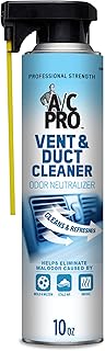 InterDynamics Certified A/C Pro Vent and Duct Cleaner, Professional Strength Odor Eliminator for Cars, Truck, HVAC, 10 Oz