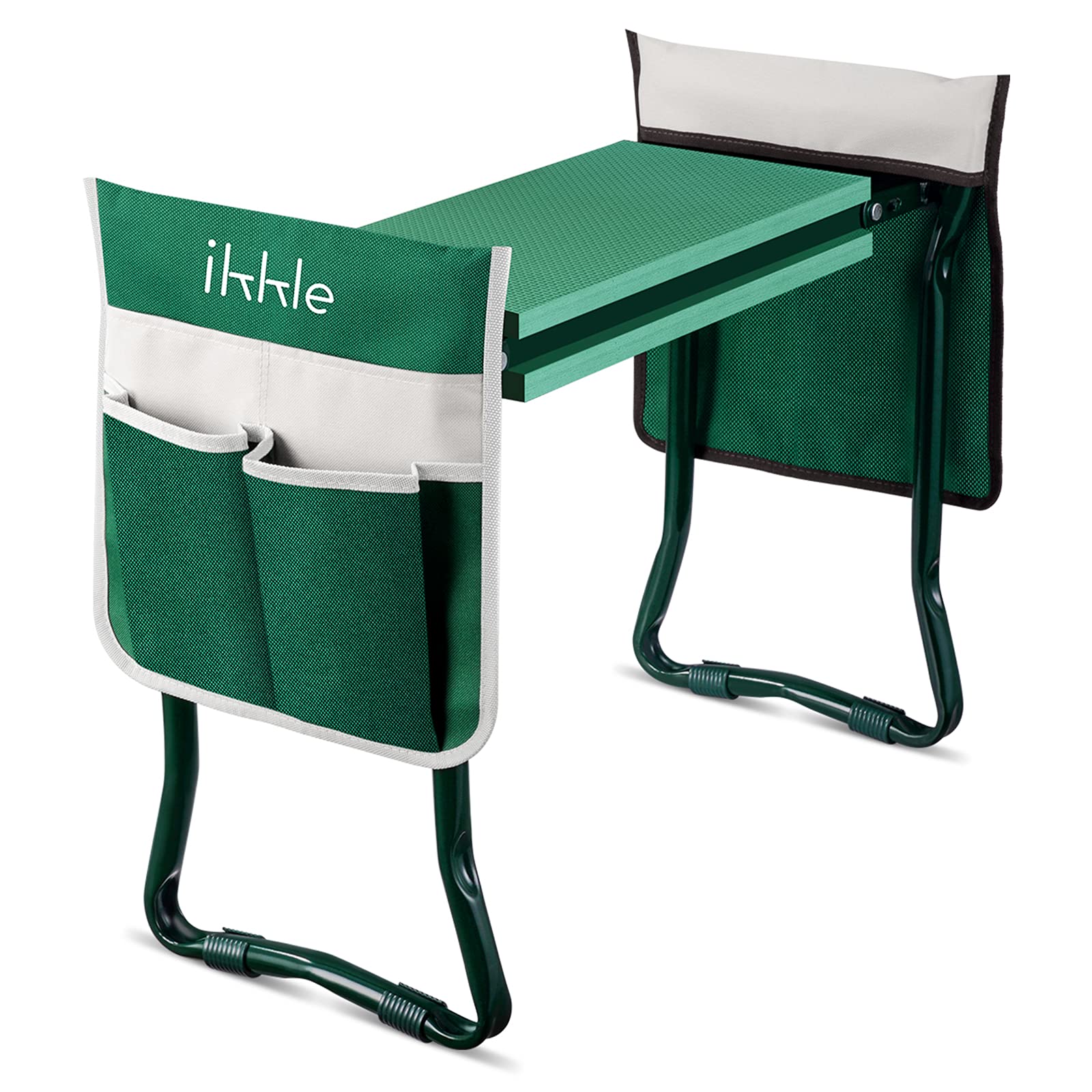 XCSOURCE Garden Kneeler Seat and Bench Heavy Duty (Holds 330lbs) | EVA Foam Kneeling Pad | Multifunctional Kneeler & Gardening Stool with 2 Tool Pouches | Great Gardening Gift for Women & Men