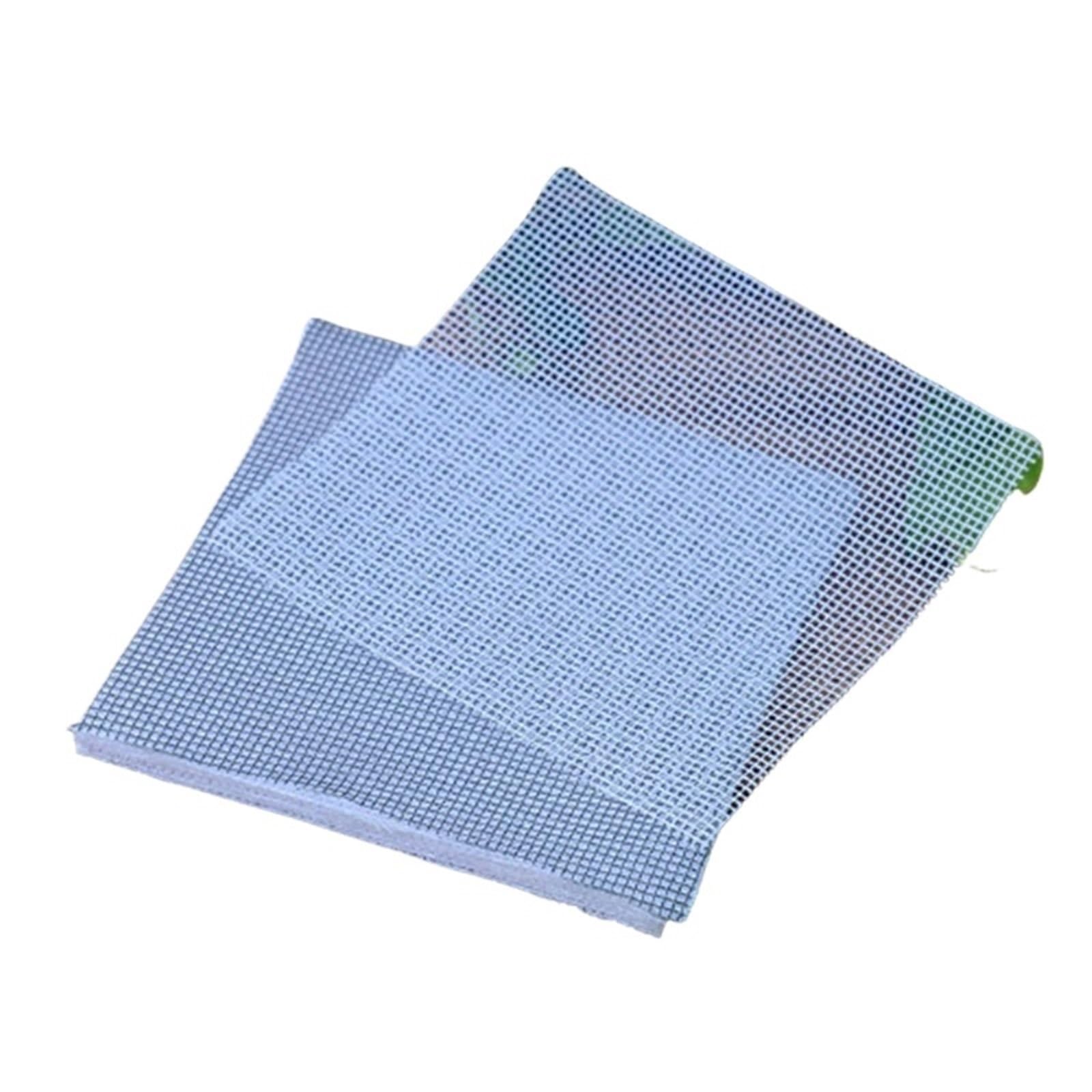 XIUsheUA Pot Bottom Grid Mat Square Flower Pot Bottom Mesh Mat Multipurpose Cuttable Bonsai Pad Prevent Soil Loss Breathable Net for Gardening(25PCS)