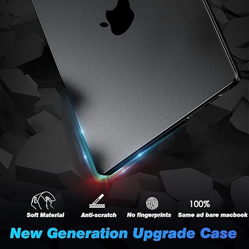 Miniatura 5 de EooCoo Funda compatible con MacBook Air de 15 pulgadas 2026 2025-2023 Release M4 A3241 M3 A3114 M2 A2941 Pantalla de retina líquida, carcasa rígida