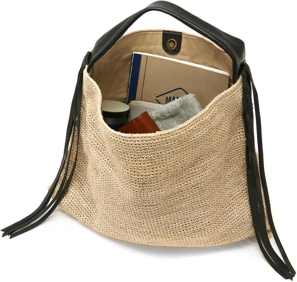 Amazon | [ヴィオラドーロ] SANDRO アバカ製 ワンショルダーバッグ