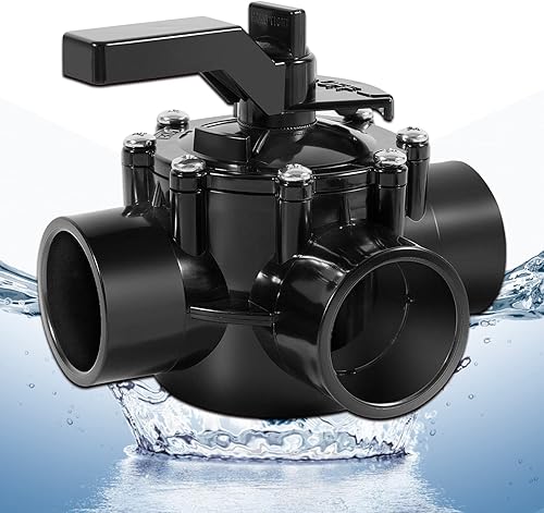 Bzsunway 4715 Válvula desviadora de 3 puertos de 1.5 a 2 pulgadas para Jandy Válvula desviadora de sello positivo de 3 vías de 1.5 pulgadas