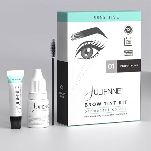 Julienne Brow Tint Sensitive Kit 5 ml, Black