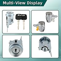 Vista 5 de AUTOKAY Interruptor de encendido y cilindro de cerradura de puerta Compatible con Toyota Tacoma 1999 2000 2001 2002 2003