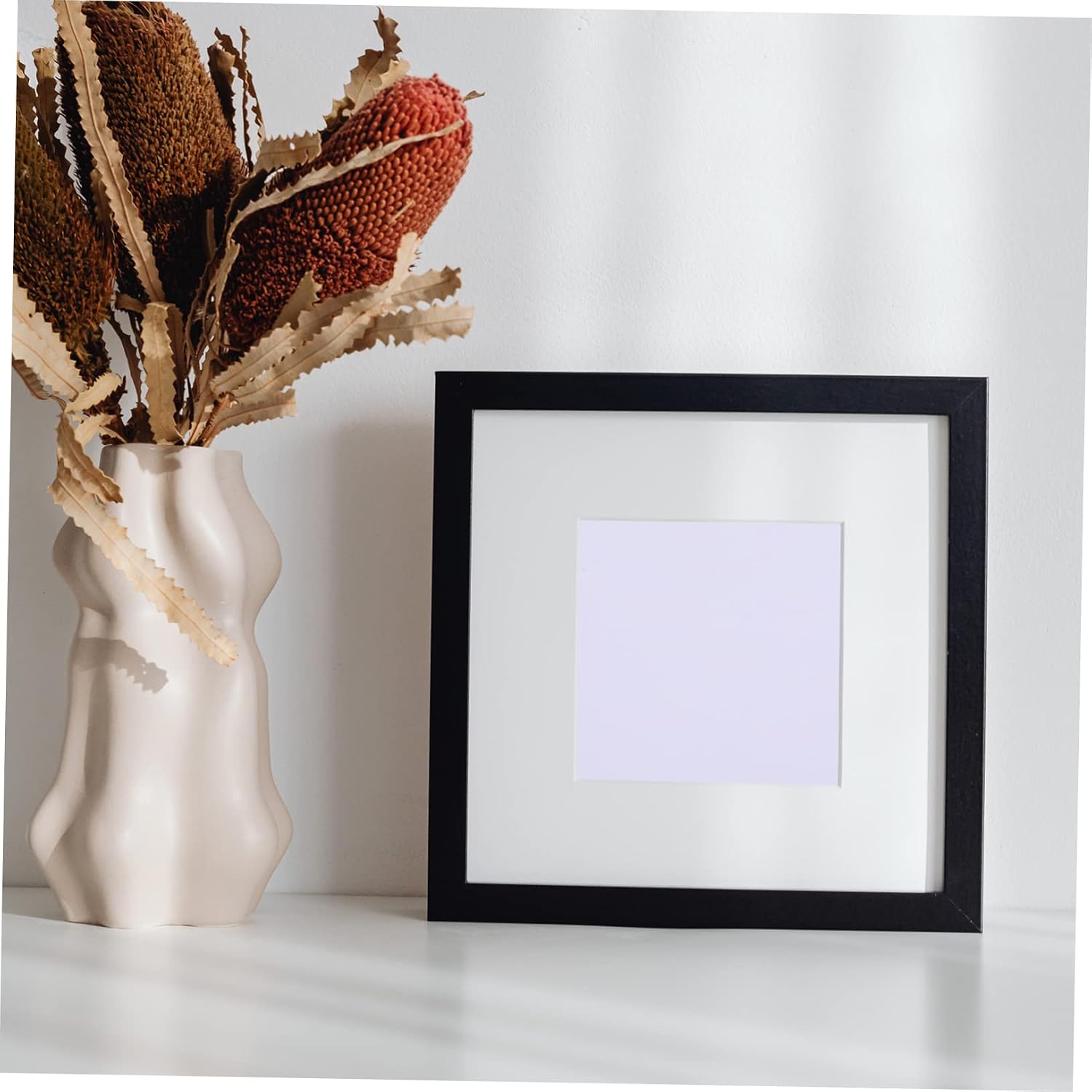 HOMSFOU 20pcs Pre-Cut Picture Mats for Photo Framing Acid Backing Board for Artworks Photo Mat Inserts for Home Decoration for Bedroom Living Room