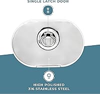 Vista 4 de Manufacturers' Select ITC Ducha de acero inoxidable fría y caliente - Ducha de lavado marino (97012SSM) (X0029B700R)