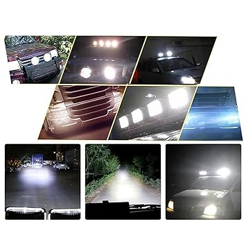 KK Vintage Aluminum Square 9-32V LED Work Light Pods Spotlight for Tractor Car SUV Boat