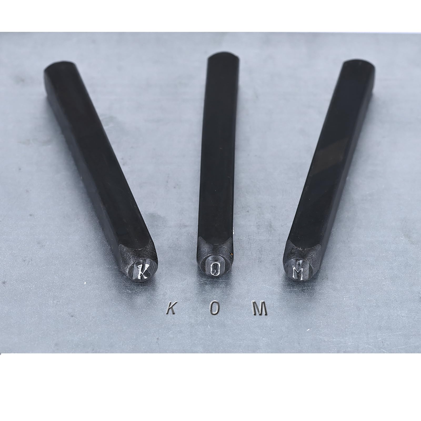FreeTec Lot de 36 Poinçons Métal à Frapper, 3mm Lettres et Chiffres à Frapper, A-Z et 0-9 Tampon Lettres Numéro Chiffres pour Métal Bois Cuir