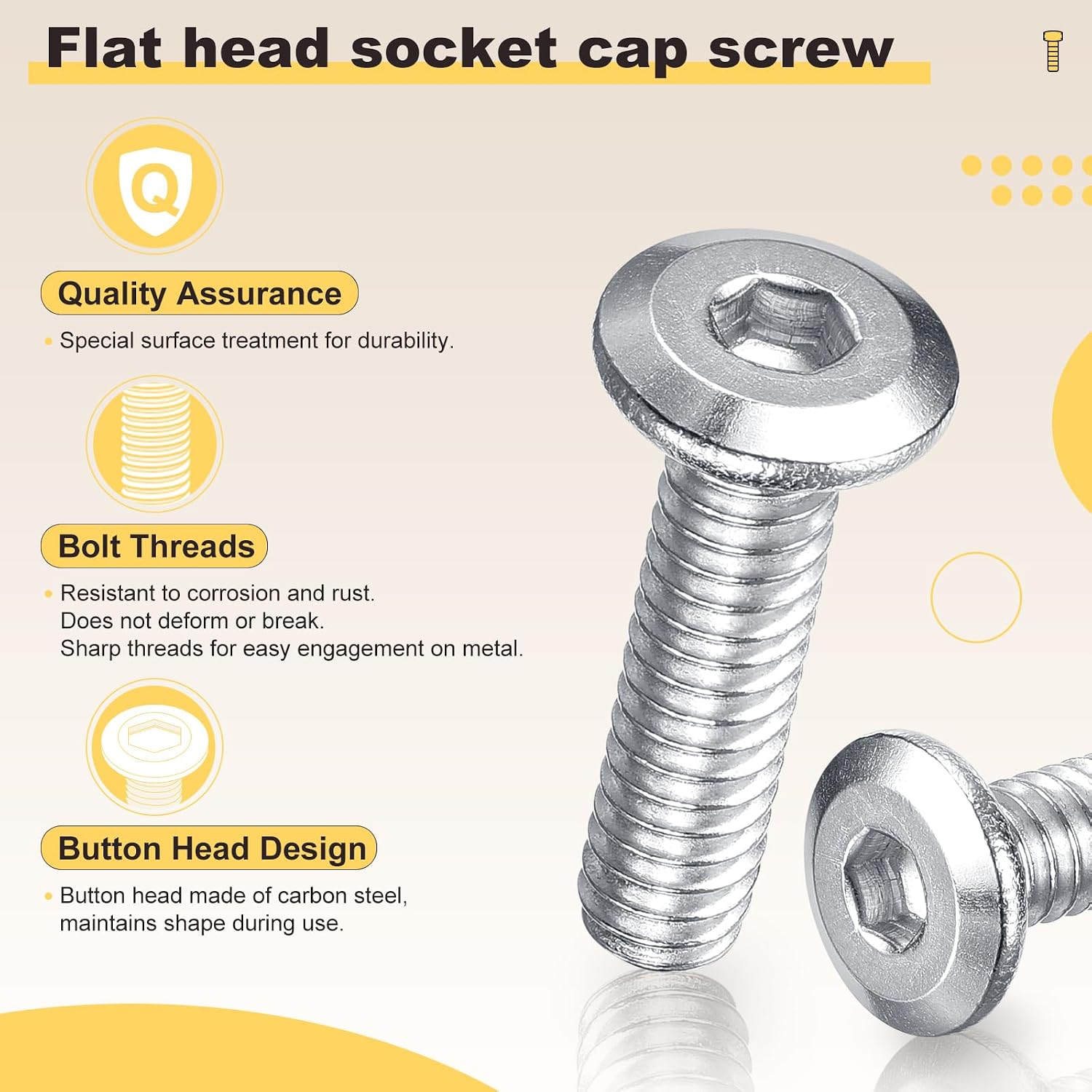 METALLIXITY Furniture Crib Screws Replacement Set with Wrench(M6-1x16mm) 200Pcs, Galvanization Connector Bolts M6 Screw Barrel Nuts Binding Screws, for Chair Cabinet Bed, Silver