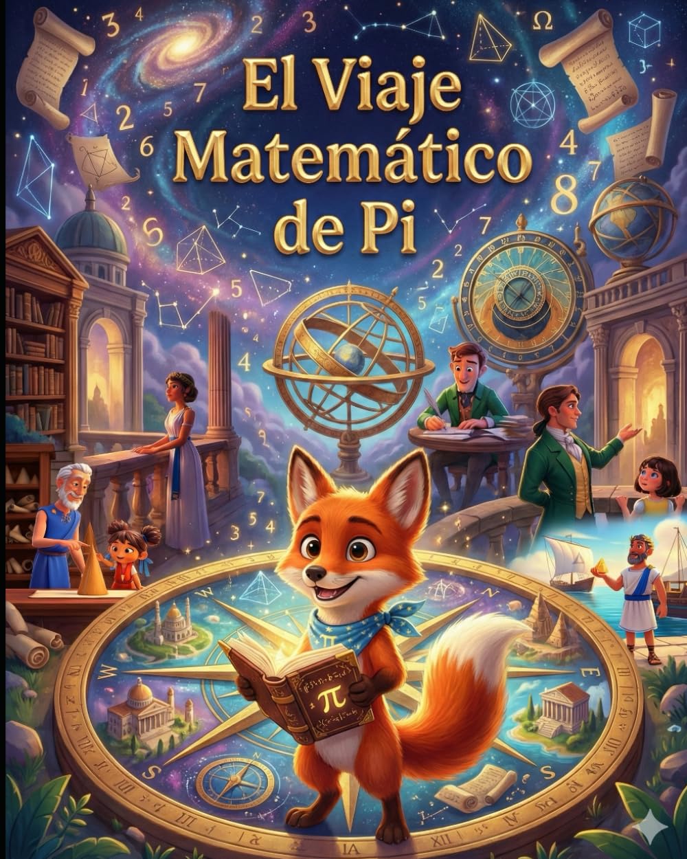 El Viaje Matemático de Pi: ¡Descubre las grandes historias de las matemáticas contadas para niños!