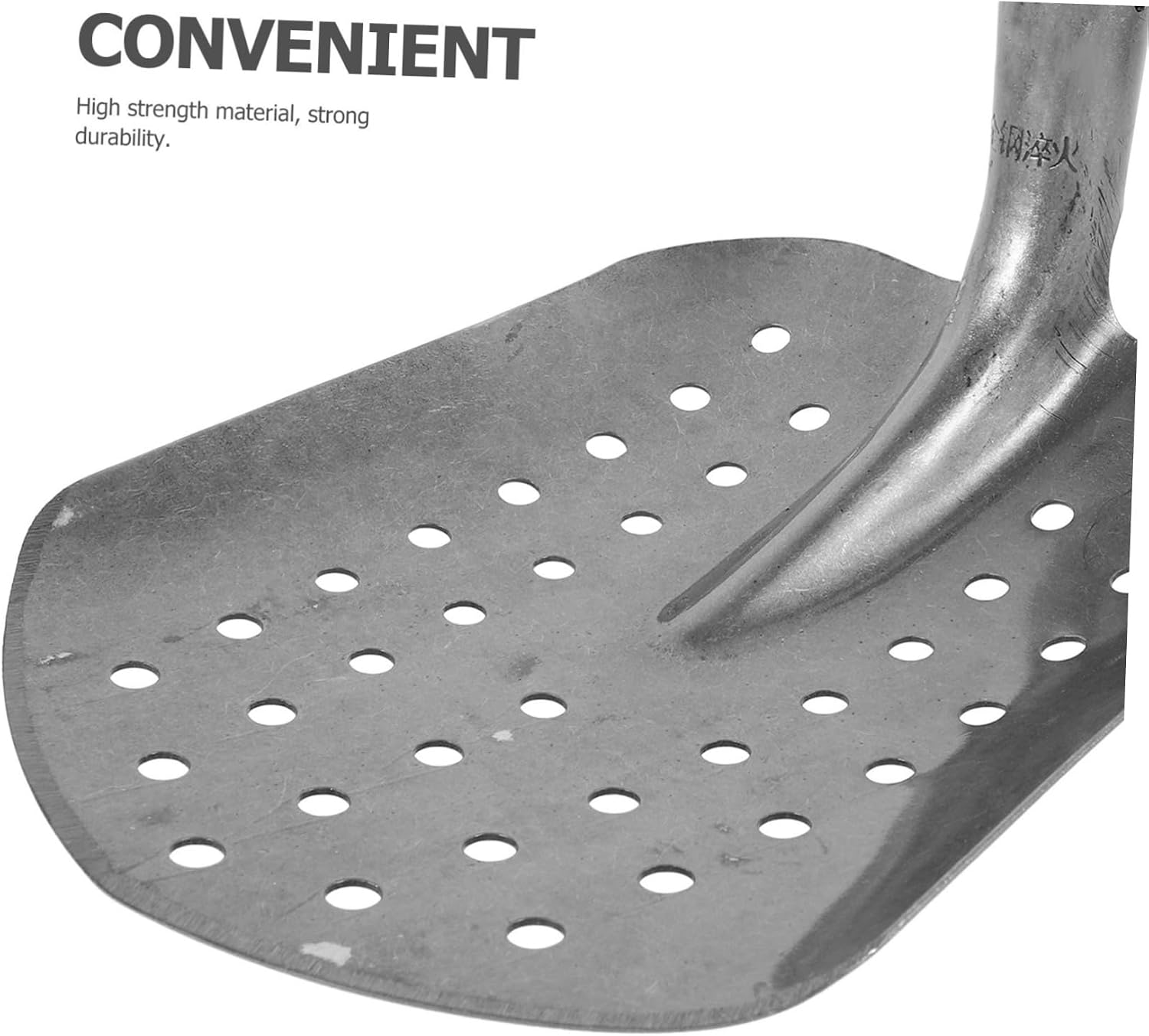 Milisten Multi Use Metal Sifting Shovel for Sewage and Drain Cleaning Versatile Sewer Scoop for Mud and Dirt Heavy Duty Tool for Sewage Wells Ditches and Sewer Maintenance
