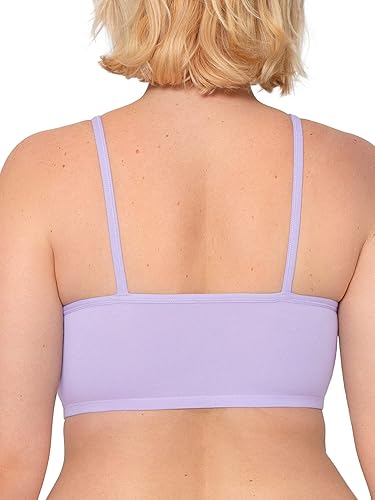Miniatura 4 de Fruit of The Loom Womens Spaghetti Strap Cotton Pullover Sports Bra Value Pack