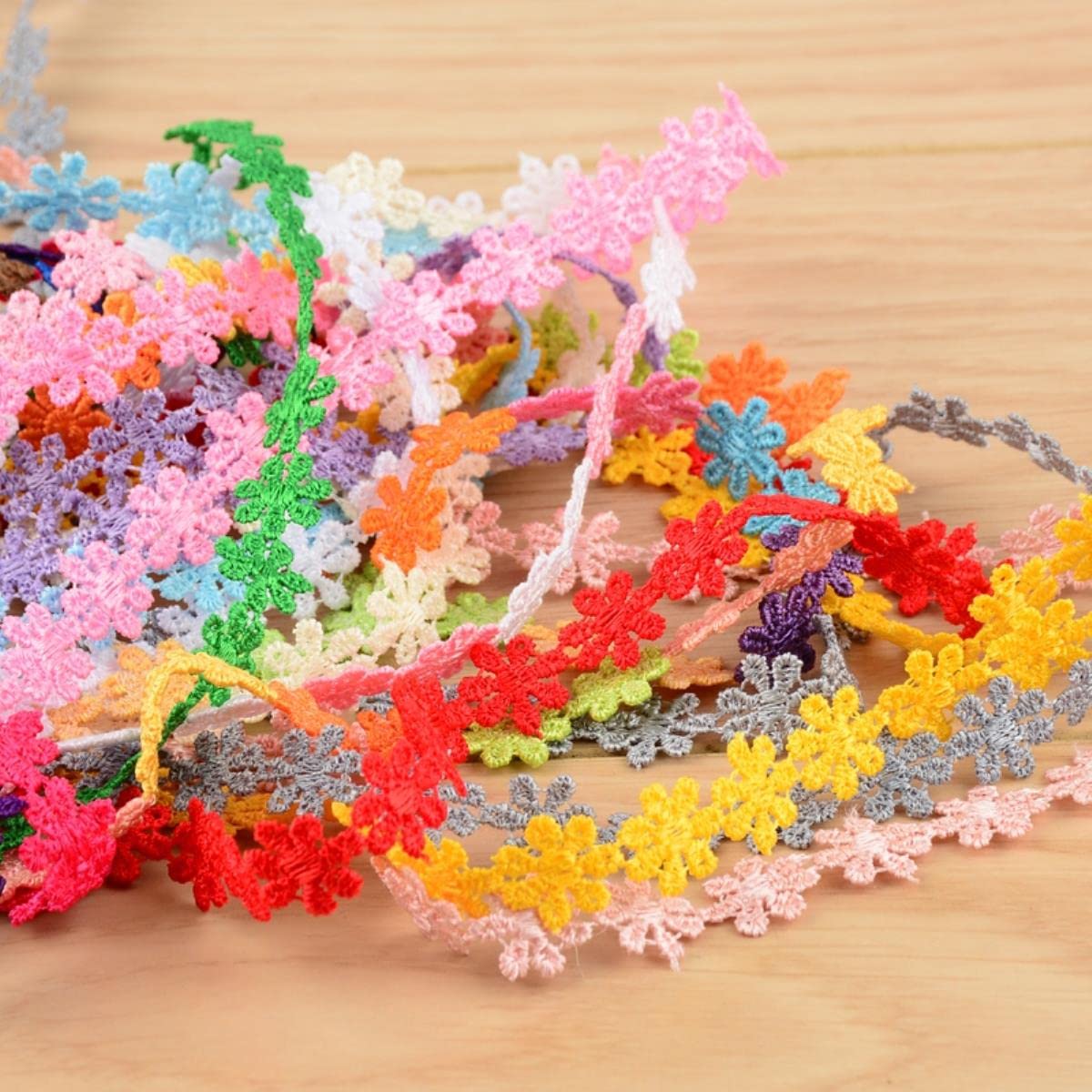 1,4 cm fiori ricamo pizzo tessuto trim nastri cucito fai da te materiali fatti a mano pizzo passamaneria nastro decorazione di nozze 1 metro-1,4 cm blu reale