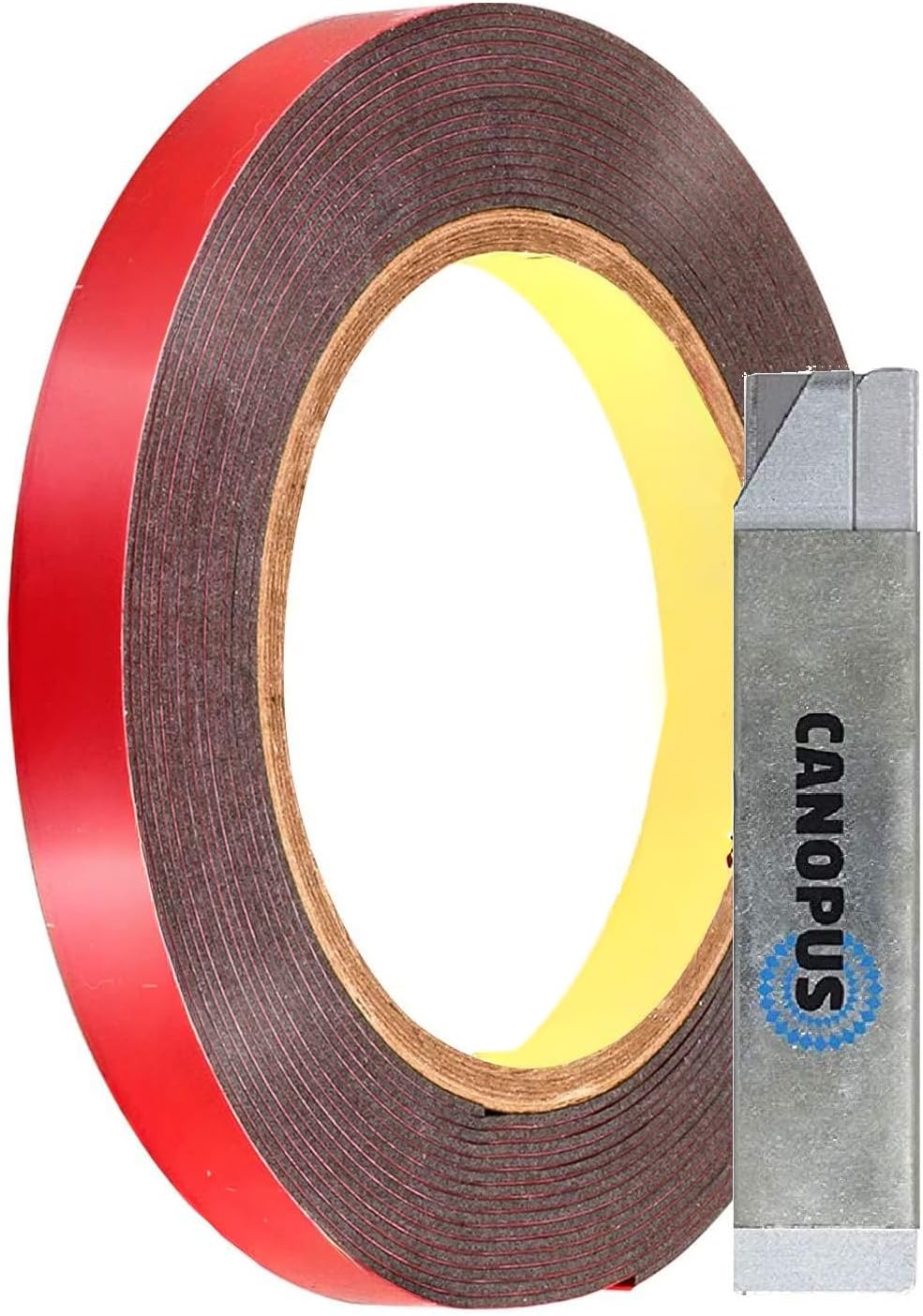 Double Sided Tape Heavy Duty Black 12.7 mm x 4.5 m Waterproof Extra Strong Mounting Foam Tape for Led Strip Lights, Home, Automotive, Indoor and Outdoor use