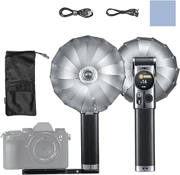 Godox Lux Master Retro Camera Flash GN25 Color Touch Panel 2.4G Wireless Sync TTL Auto Flash HSS Tiltable Flash Head 460 Full Power Flashes Replacement for Canon Nikon Sony Fujifilm Olympus DSLR