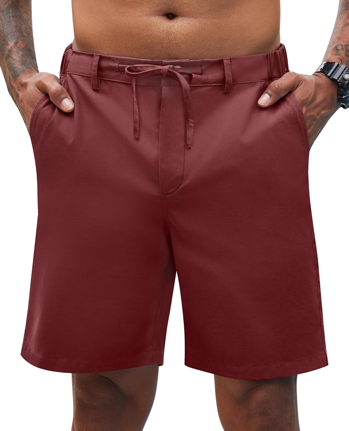Casual Shorts Linen Shorts Big And Tall Linen Shorts For Men
