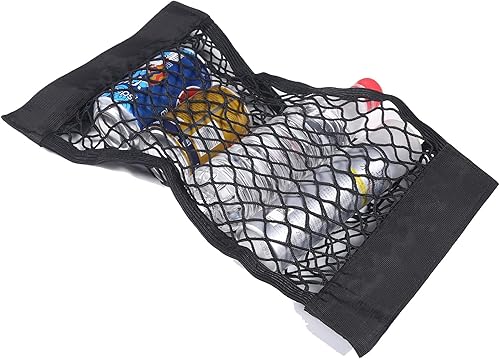 Miniatura 4 de Red de carga de malla de 19.5 x 9.75 pulgadas para maletero de automóvil, red de almacenamiento de calcomanías de pared, bolsa organizadora de