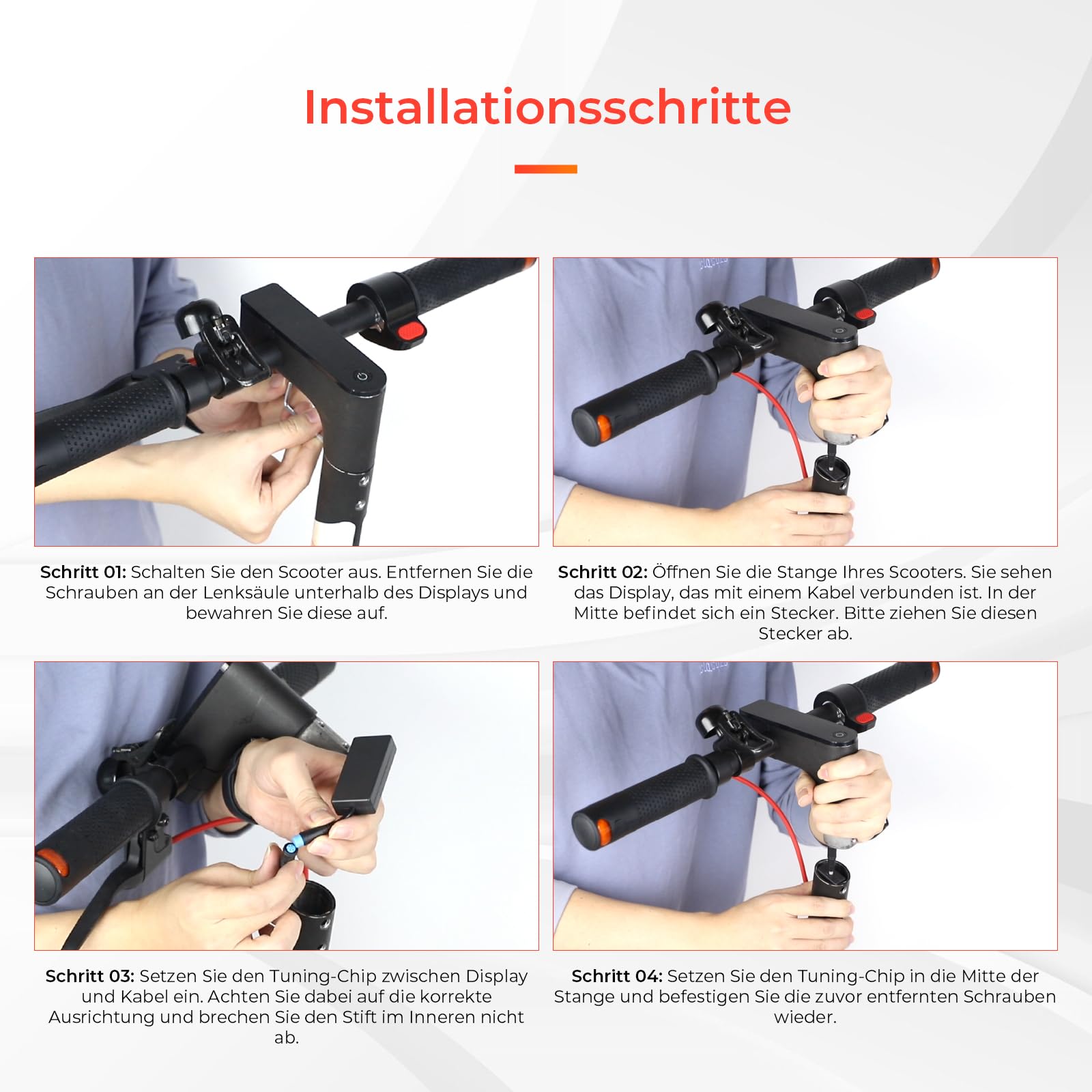 Scooter Geschwindigkeitsregler Beschleunigungseinheit Kompatibel für 4/4 Lite/4 Ultra/3 Lite Scooter 30km/h 20km/h