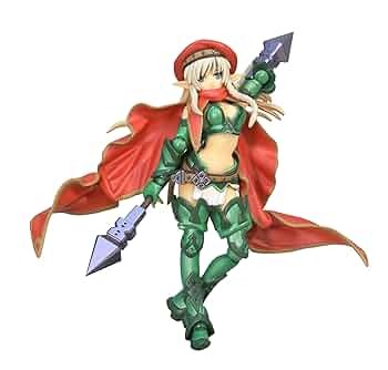 海洋堂　リボルテック クイーンズブレイド　アレン　2PカラーVer.(ピンク) 海洋堂 リボルテック クイーンズブレイド アレン 2PカラーVer