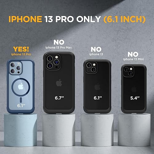 Miniatura 794 de Miracase Glass Series - Funda para iPhone 11 de 6.1 pulgadas, funda resistente de cuerpo completo mejorado con protector de pantalla de vidrio Negro