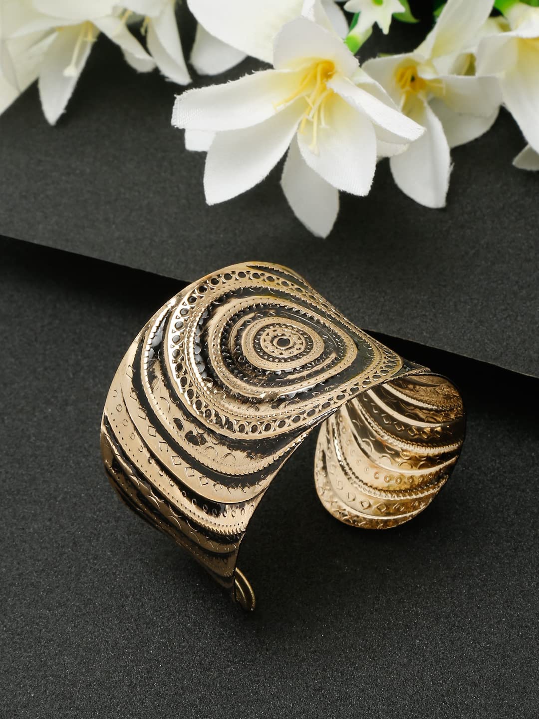 Plated Cuff Bracelet Bangle for Women