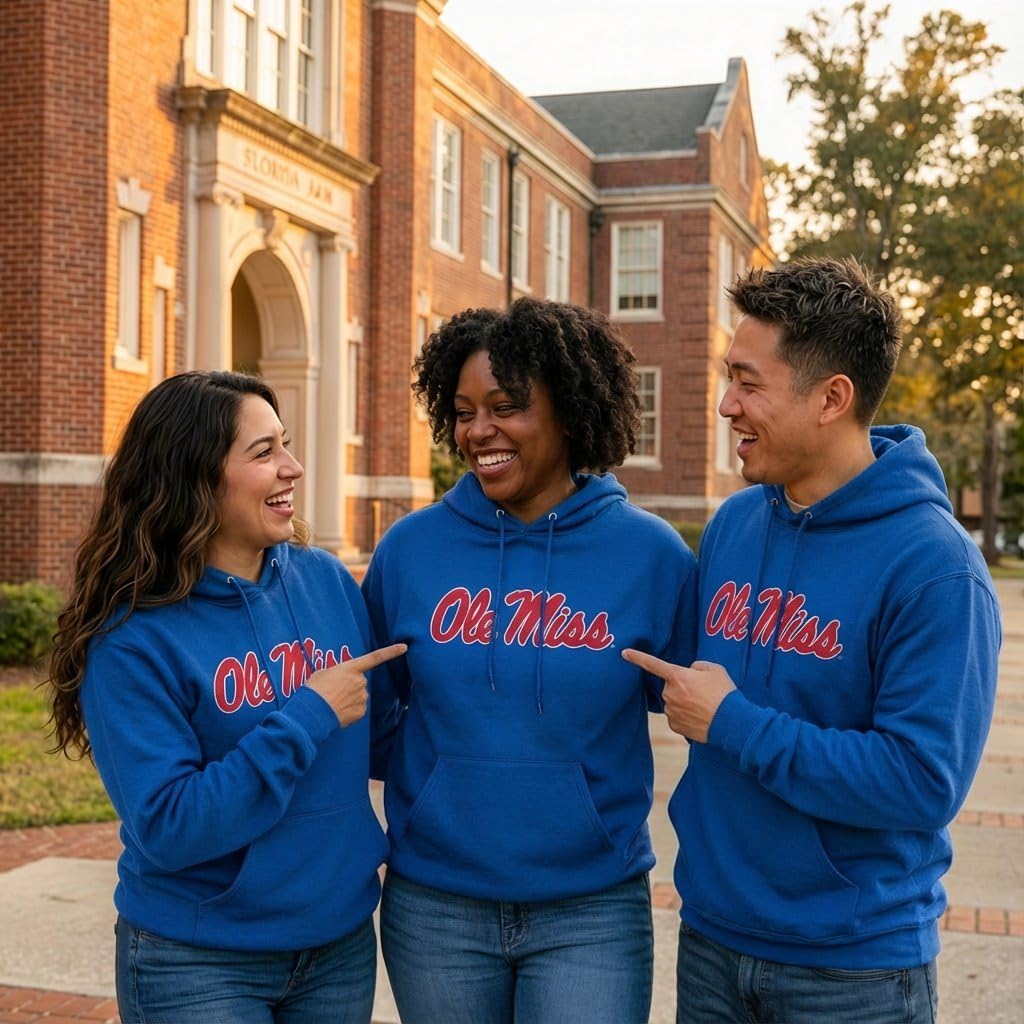 Venley NCAA Officially Licensed Apparel College Team Color Unisex Hoodie Logo icon