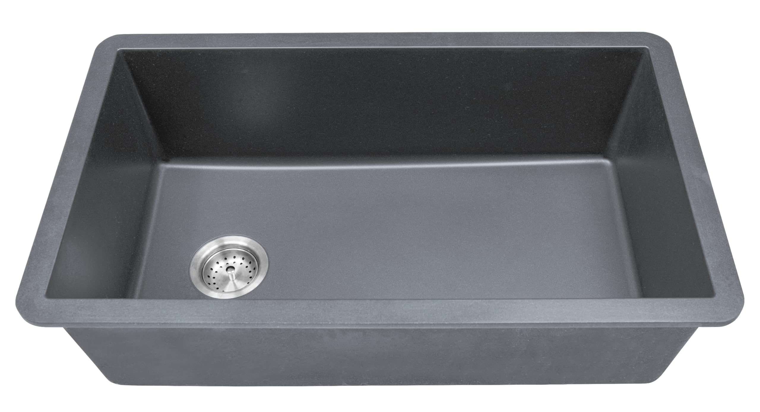 MSI Gray Single Bowl 31 in. X 19 in. Quartz Undermount Kitchen