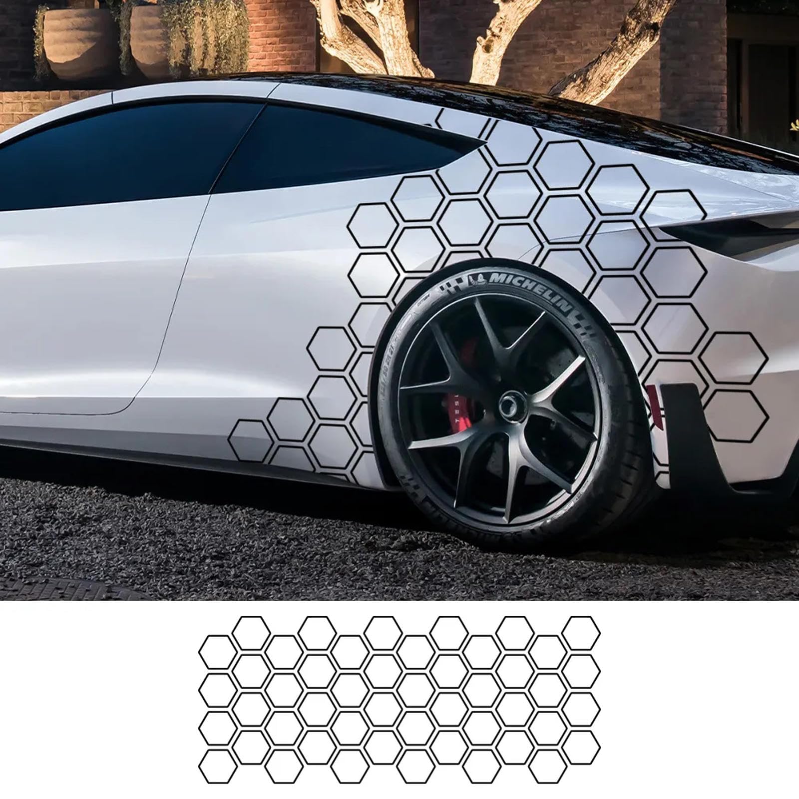 Accessori Per Auto, Fanali Posteriori A Nido D'ape, Adesivi Protettivi Per Peugeot 3008 3008 Gt 2016 2019 87675709