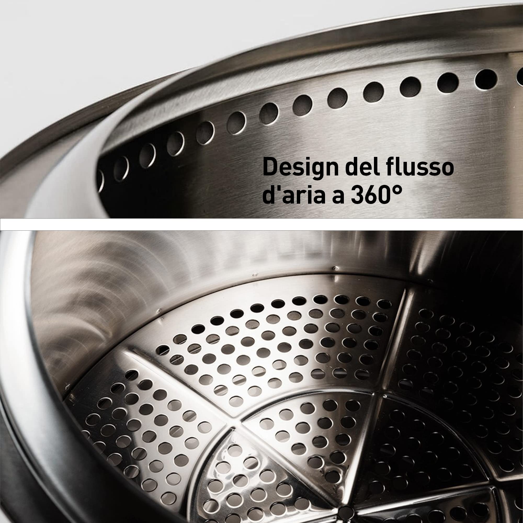 Solo Stove Braciere Senza Fumo Bonfire con Supporto2.0 | con Custodia da Trasporto, Combustione della Legna, Cassetto per la Cenere Rimovibile, Acciaio Inossidabile, 49,5 x 44,5 cm, 9 kg, Argento