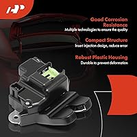 Vista 3 de A-Premium Actuador de pestillo de bloqueo de puerta trasera compatible con 2012 2013 2014 2015 2016 2017, sedán, sin entrada sin llave, actuador