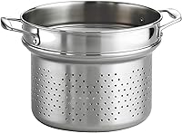 Vista 22 de Tramontina Signature - Cacerola con revestimiento tricapa de acero inoxidable de 6 cuartos con tapa, olla lista para inducción, apta