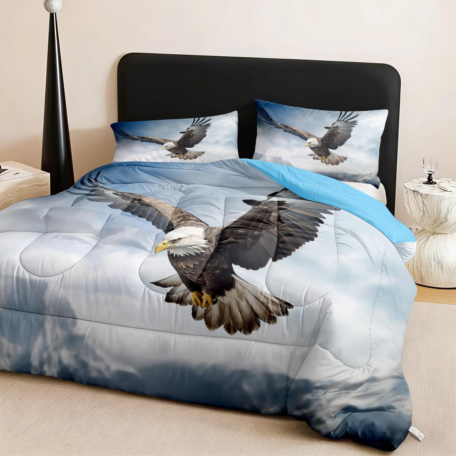 Generisch Adler Vogel Bettdecke ohne Bezug 200x200 Sommerdecke Leicht