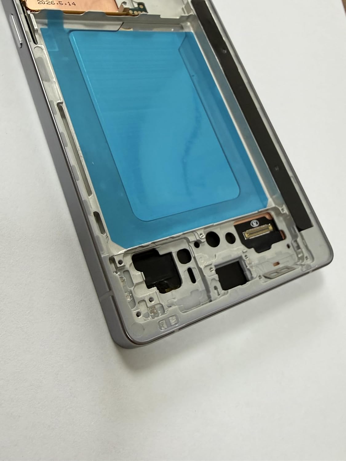 Galaxy S25 Ultra LCD Screen with Frame Replacement for Samsung Galaxy S25 Ultra SM-S938U SM-S938U1 LCD Screen Display Touch Digitizer with Frame+Tool (Silver)