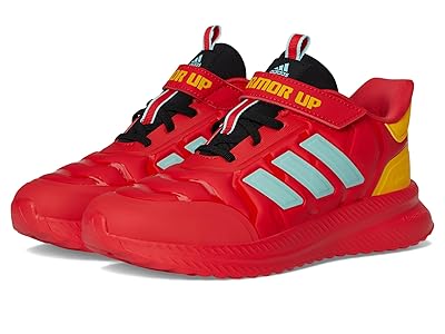 adidas Kids Marvel Iron Man X_PLR Path Elastic Lace Shoes (Little Kid) Kids Shoes Pure Ruby/Clear Aqua/Bold Gold : 3 Little Kid M