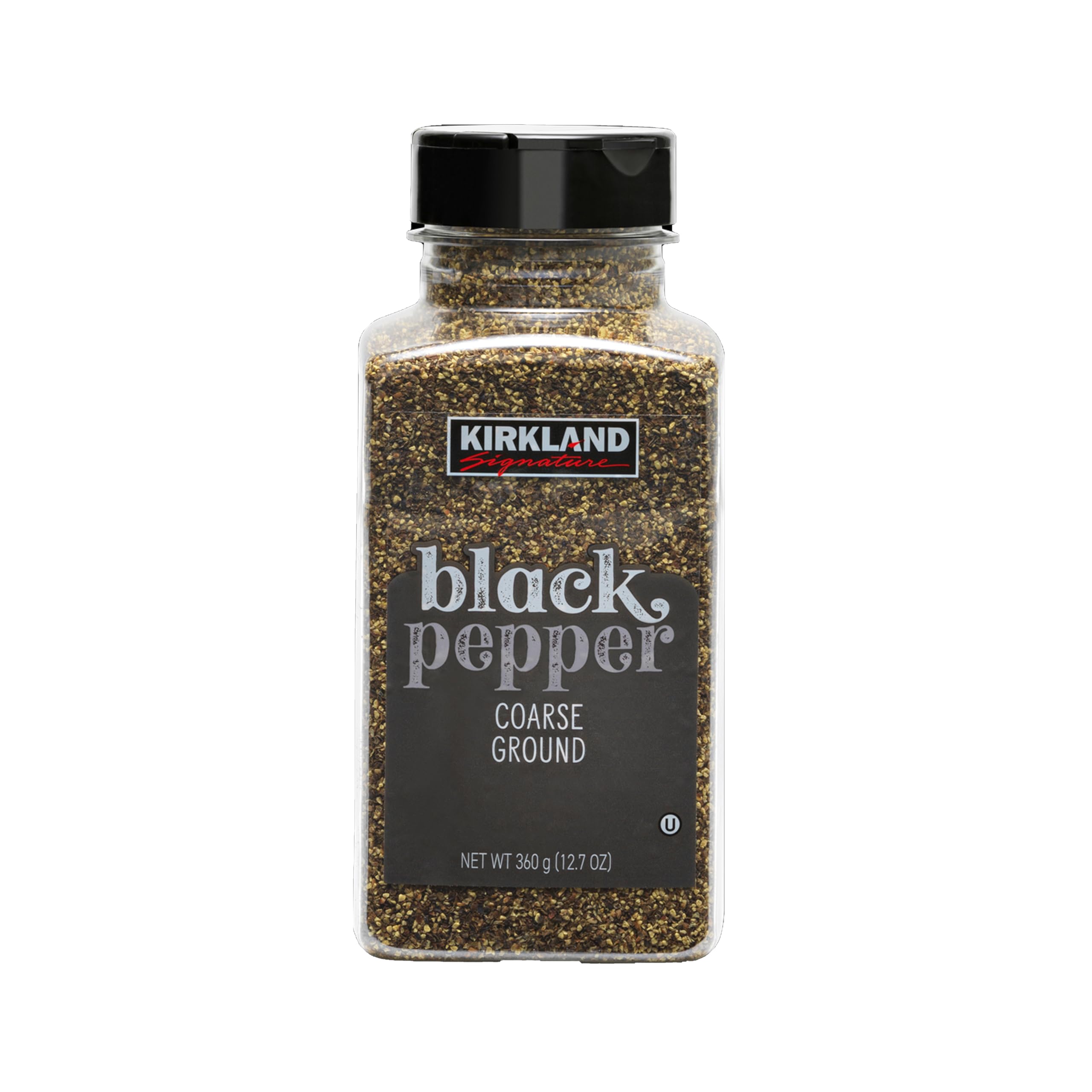 KIRKLANDSignature Coarse Ground Black Pepper – Malabar Origin, 360g (12.7 Oz)