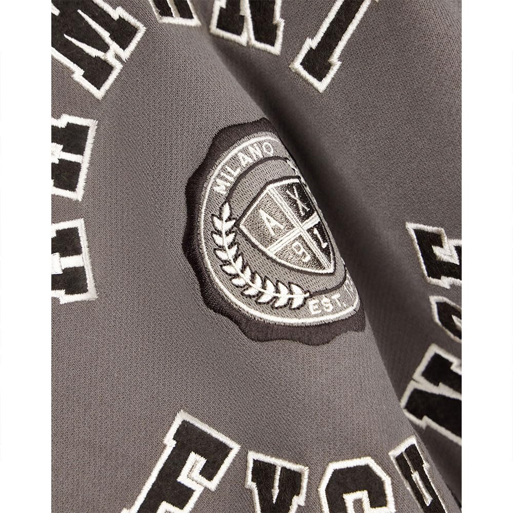 Armani Exchange Macro Logo Lettering, 1991 Heritage Sweatshirt Uomo